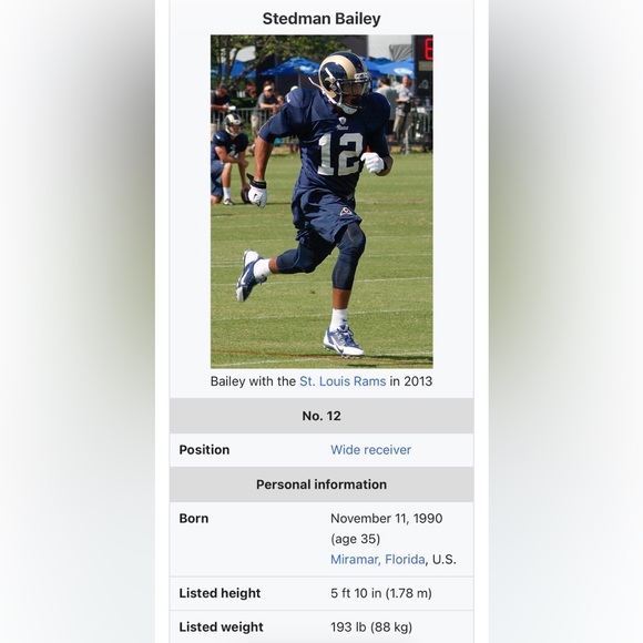 Stedman Bailey 2013 Rookie Card Topps Platinum Auto Refractor Patch Card Rams - Picture 7 of 9
